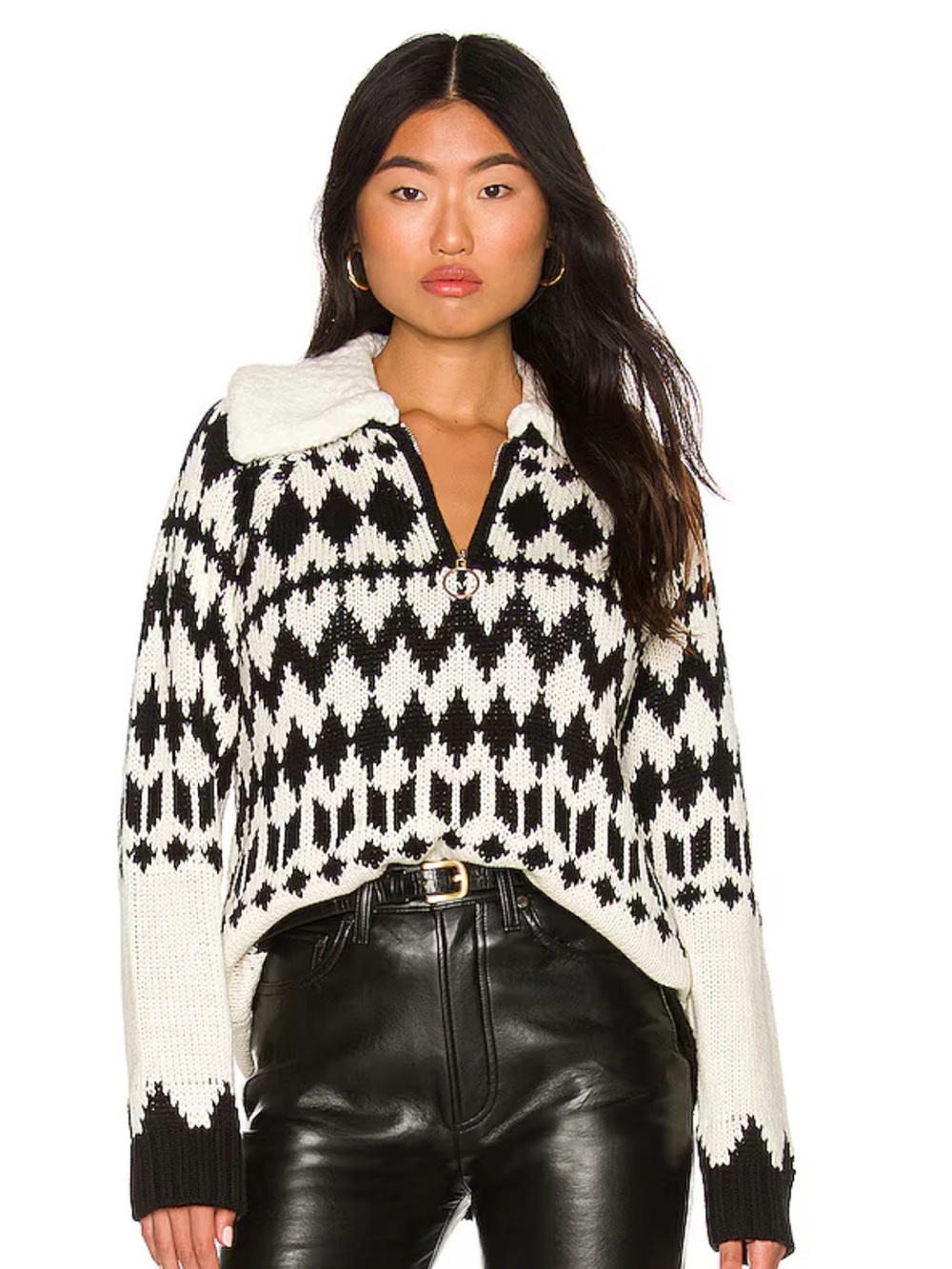 Show me your Mumu  Sun Valley Pullover in white XS